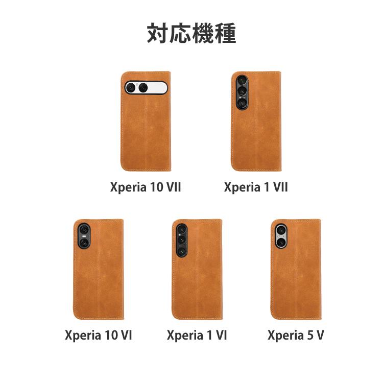 HanaRo Xperia 10 VI ケース 手帳型 Xperia 10 VII Xperia 1 VII 本革