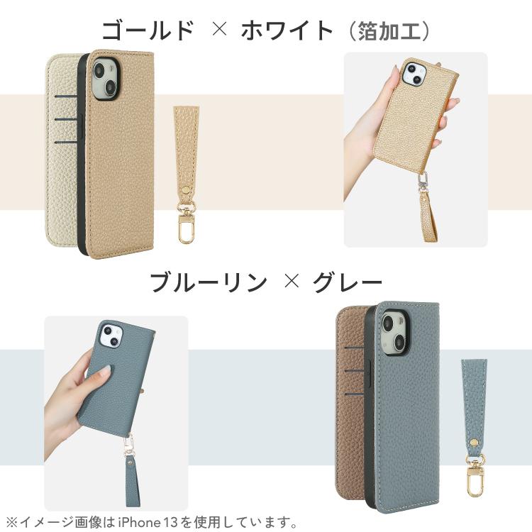 HanaRo iPhone17 ケース 手帳型 ストラップ付き iPhone17e ケース