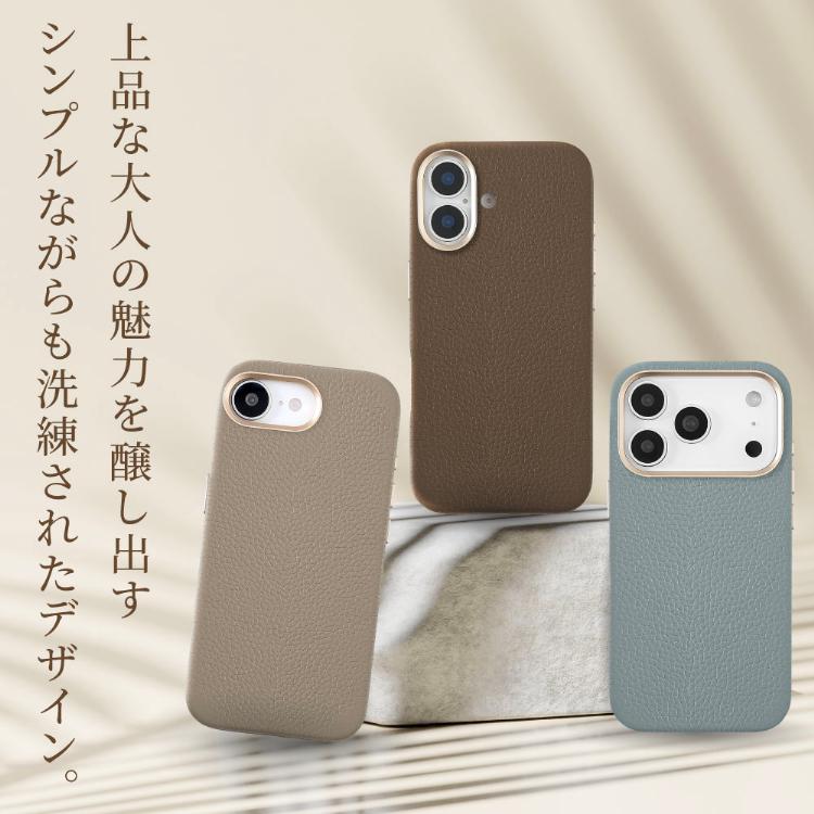HanaRo iPhone17 ケース 本革 Magsafe iPhone17e iPhone16 iPhone16e