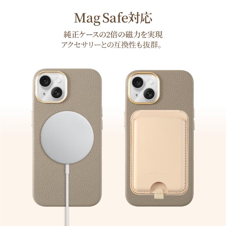 HanaRo iPhone17 ケース 本革 Magsafe iPhone16 iPhone16e iPhone17Pro
