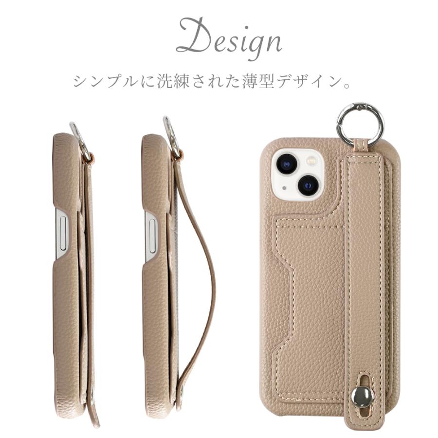 HanaRo iPhone13 ケース ベルト付き 手帳型ケース iPhone SE 第3