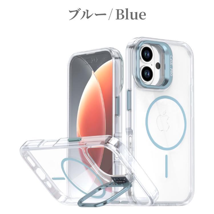 CASETiFY iPhone17用クリアスタンド付きケースMagSafe対応 HanaRo iPhone17 ケース MagSafe対応 スタンド iPhone17e ケース