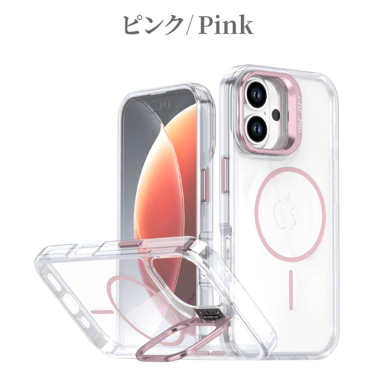 CASETiFY iPhone17用クリアスタンド付きケースMagSafe対応 iphone17 ケース iphone 17 Magsafe対応 クリア スタンド リング付き