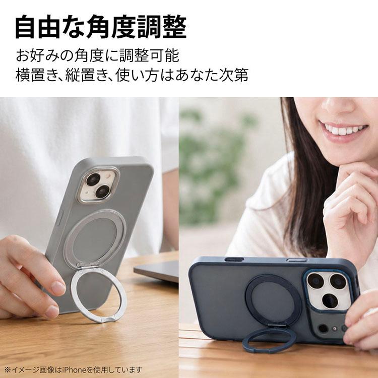 iPhone17 ケース Magsafe対応 リング付き iPhone17e iPhone16 iPhone16e iPhone17Pro Air 16Pro iPhone18Pro 17ProMax 18ProMax リング TPU アイフォン17 | HanaRo | 06