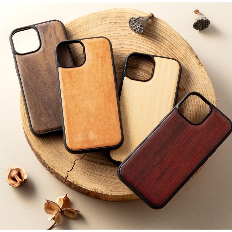 【Iphone15】ウッドデザインのスマホケース　マグセーフ対応　ブラウン HanaRo iPhone15 ケース MagSafe対応 iPhone14 ケース iPhone15Pro