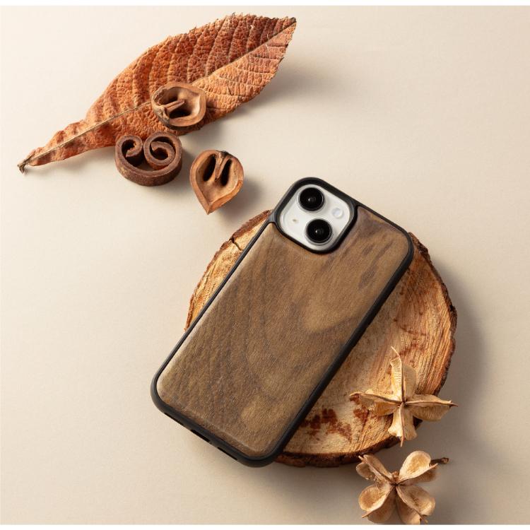 【Iphone15】ウッドデザインのスマホケース　マグセーフ対応　ブラウン HanaRo iPhone15 ケース MagSafe対応 iPhone14 ケース iPhone15Pro