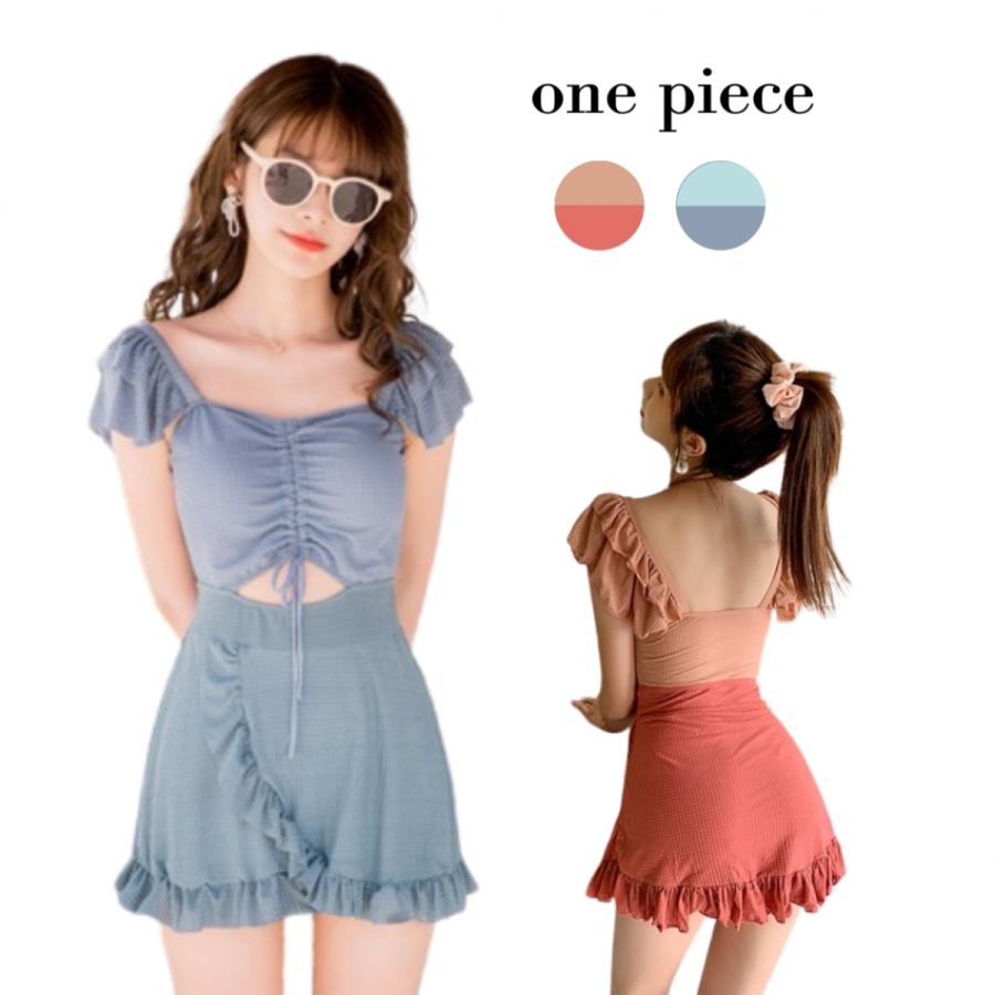 超定番 韓国 水着 ワンピース フリル 体型カバー かわいい スイムウェア レディース ママ水着 ノンワイヤー 国内配送 Whitesforracialequity Org