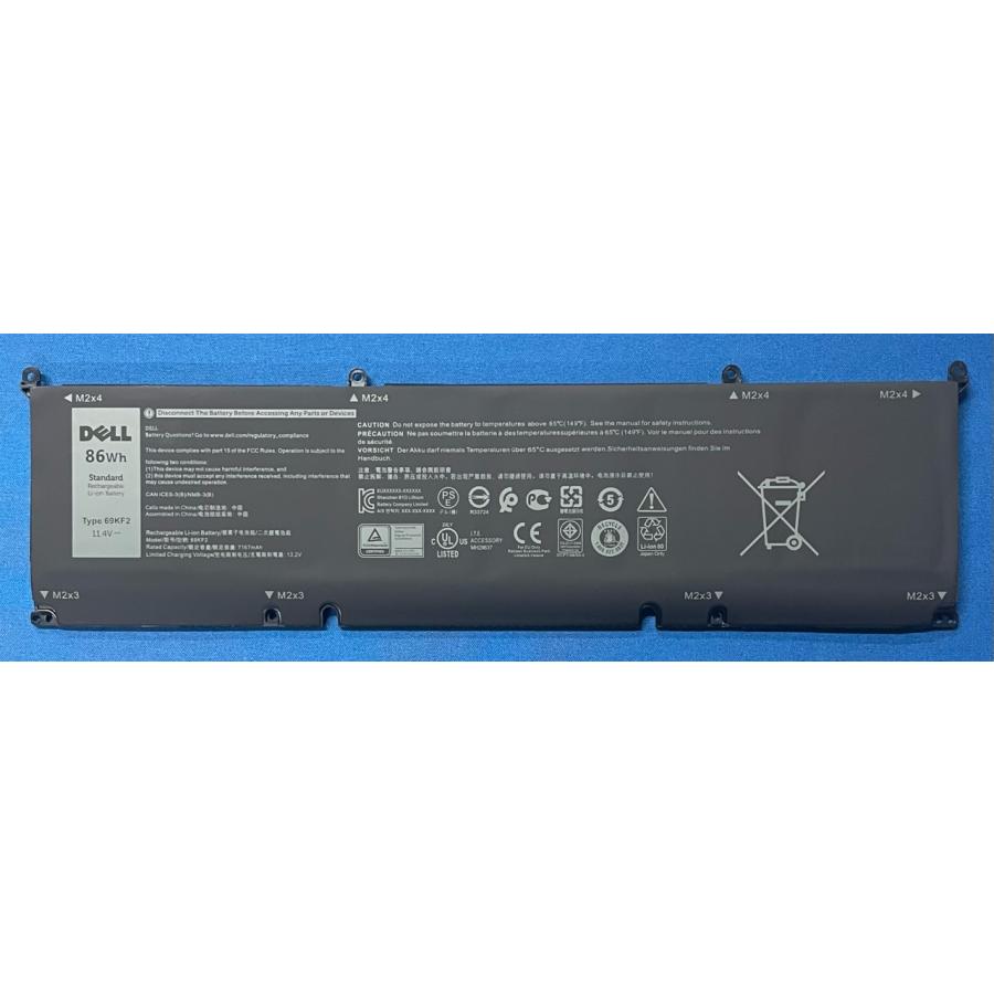 ALIENWARE 純正 新品 DELL Alienware m17 R3 等用 バッテリー 69KF2