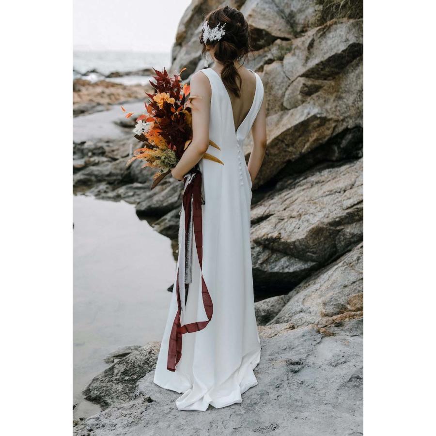 前撮りドレス ウェディングドレス ワンピース ノースリーブ 結婚式 二次会 楽天市場】前撮り ドレス ワンピース ノースリーブ ウェディング