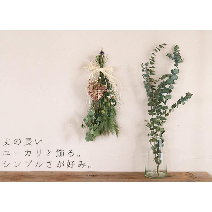 受注生産 ユーカリと紫陽花のロングロングガーランド