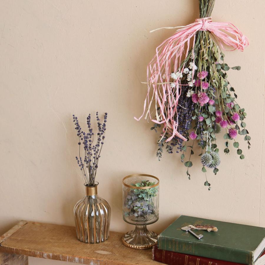 千日紅とユーカリのブーケ 大人ピンクがかわいいナチュラルなスワッグタイプのドライフラワーブーケ Senxeuc 富良野 花七曜 通販 Yahoo ショッピング