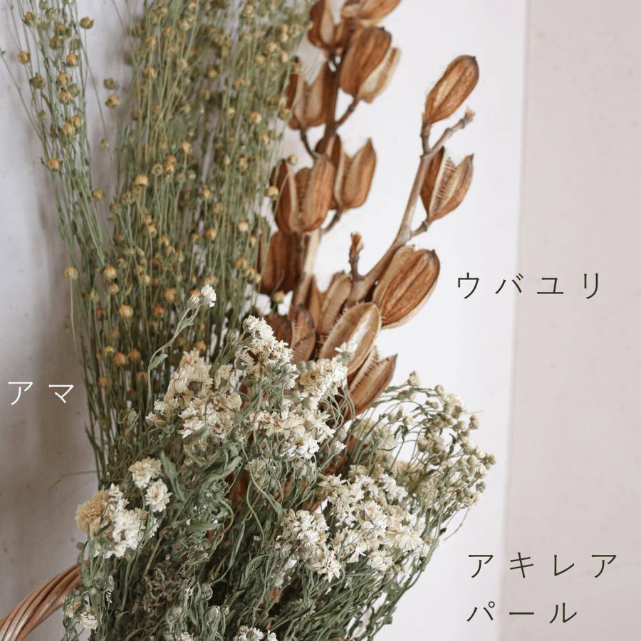ドライフラワー 花材 アキレアパール ＊ 北海道産 キナリ ホワイト系