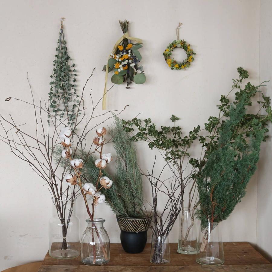 ドライフラワー 枝 ブルーアイス 【 丈60〜80cm 大枝 】◇ 針葉樹