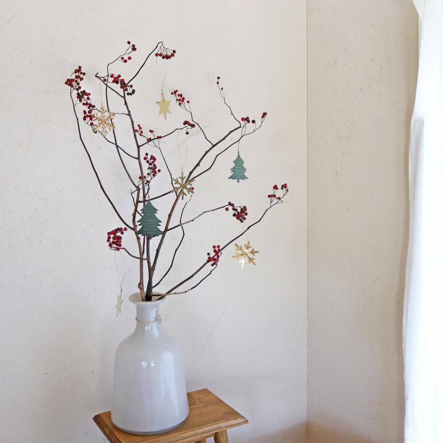 大枝 赤い実 長さ約60cm〜80cm】 野バラの実 ◇ドライフラワー / 花材