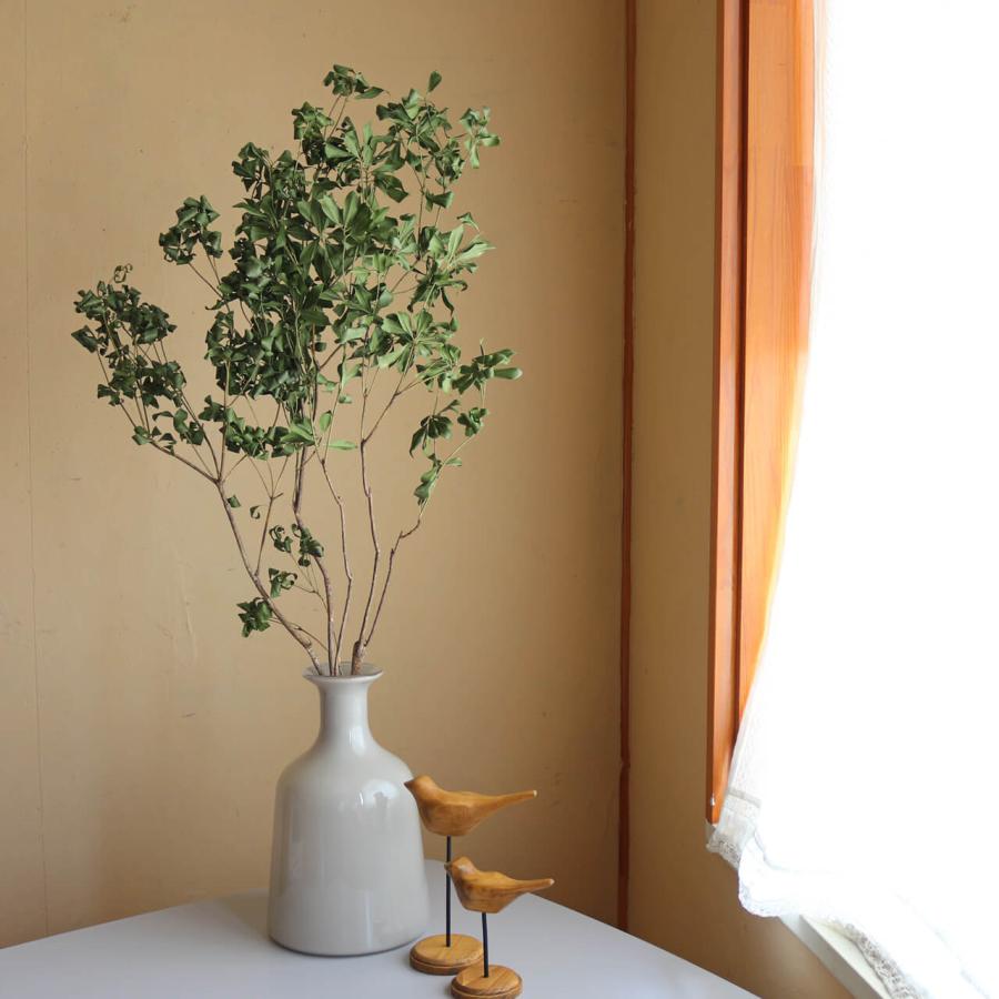 ミルキーガラスで作った インテリアに映えるフラワーベース ライト