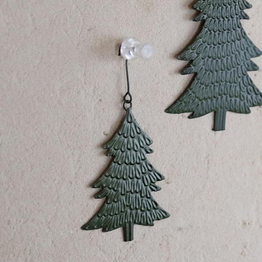 エンボス ブリキオーナメント ツリー S ◇ クリスマス飾り クリスマス