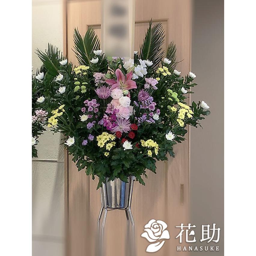 新しい季節 お花屋さんから手渡し届け 葬儀 通夜 送料 名札 画像無料 フラワーコンシェルジュが厳選した花屋の通夜 葬儀スタンド花 1段 円 Aynaelda Com