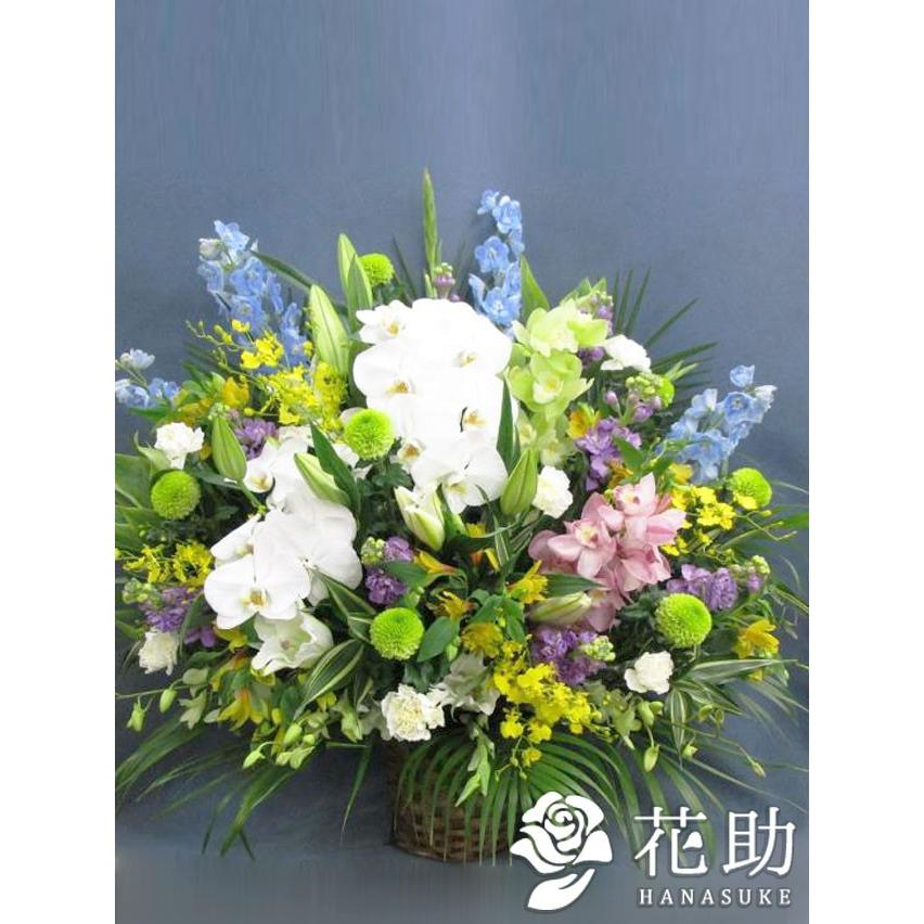 フラワーコンシェルジュが厳選した花屋の胡蝶蘭入り御供えアレンジメント花　20000円_1
