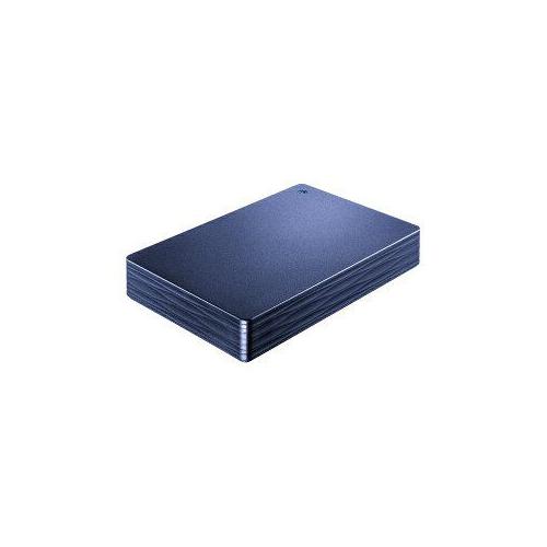 IOデータ 外付けHDD カクうす Lite ミレニアム群青 ポータブル型