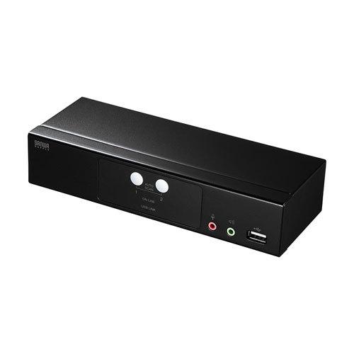 サンワサプライ HDMI対応パソコン自動切替器(2:1) SW-KVM2HHC