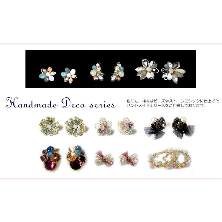 スワロフスキー×淡水パールのデコピアス＆イヤリングpie148 