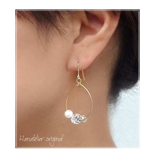 Hanatelier ClystalPavetシリーズ!8mmのクリスタルパヴェボール日本製