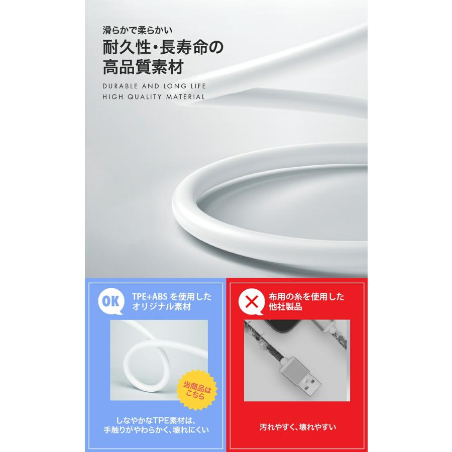 コレ1本で3台同時充電! 3in1 急速充電 ケーブル iPhone Type-C Micro