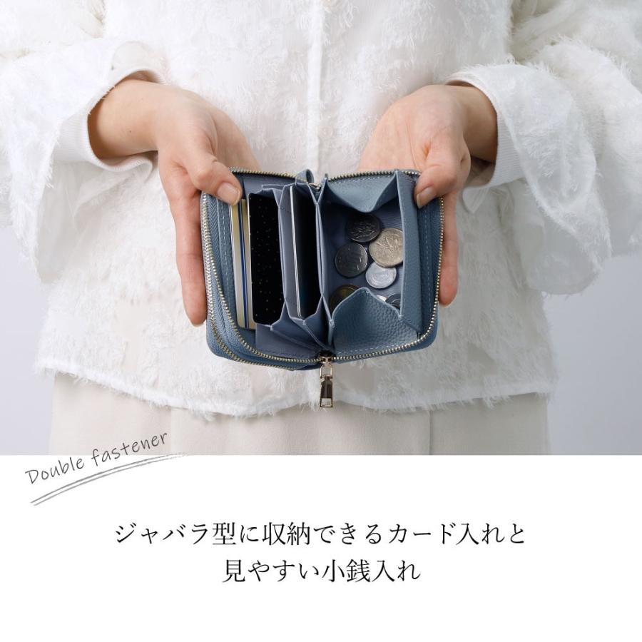 キーケース スマートキー 本革 車 レディース 小銭入れ ミニ財布 小さめ 財布 収納 ポケット ファスナー コイン プレゼント ギフト レザー ブランド HANATORAの画像