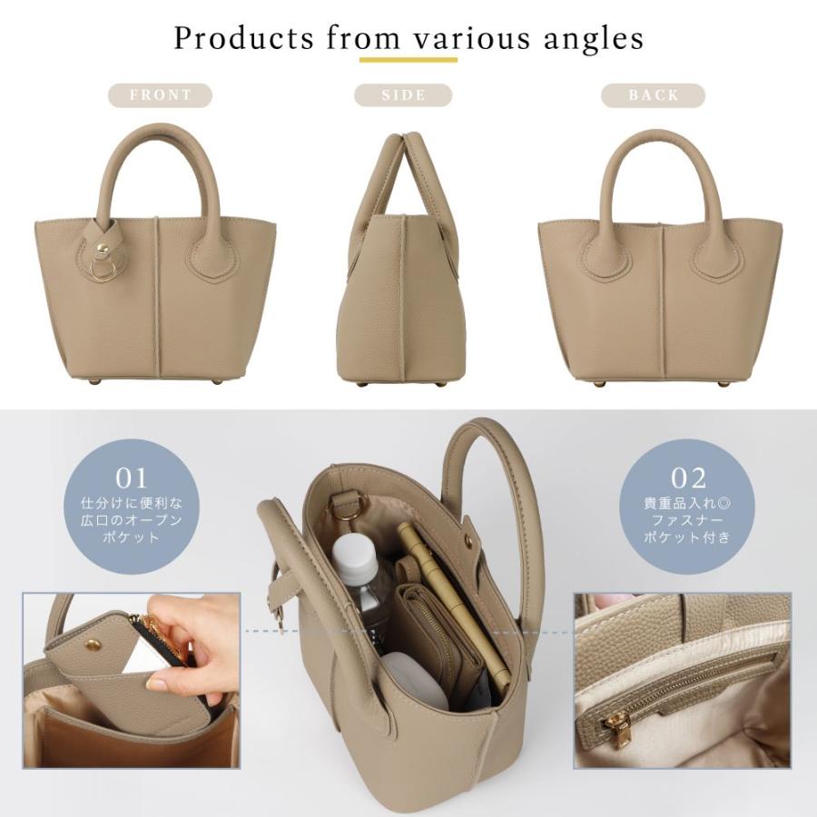 ミニトートバッグ レディース 小さめ プレミアムレザー 本革 2way
