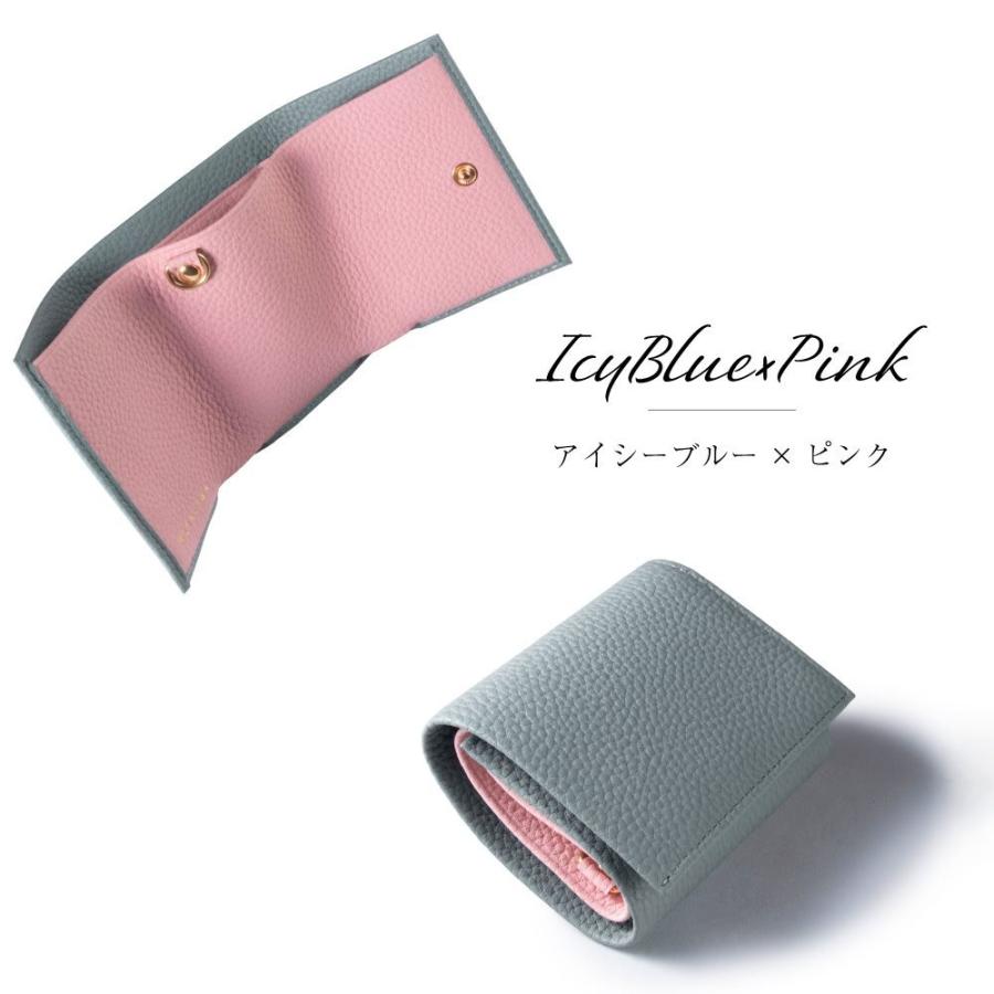 財布 レディース 二つ折り 本革 革 ブランド 軽い 三つ折り ミニ財布