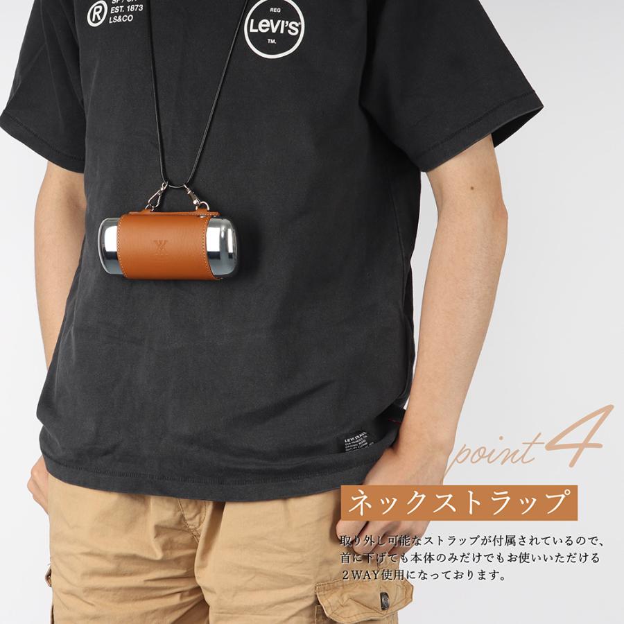 日本製 本革 メガネケース 首掛け 眼鏡ケース ネックストラップ メガネ