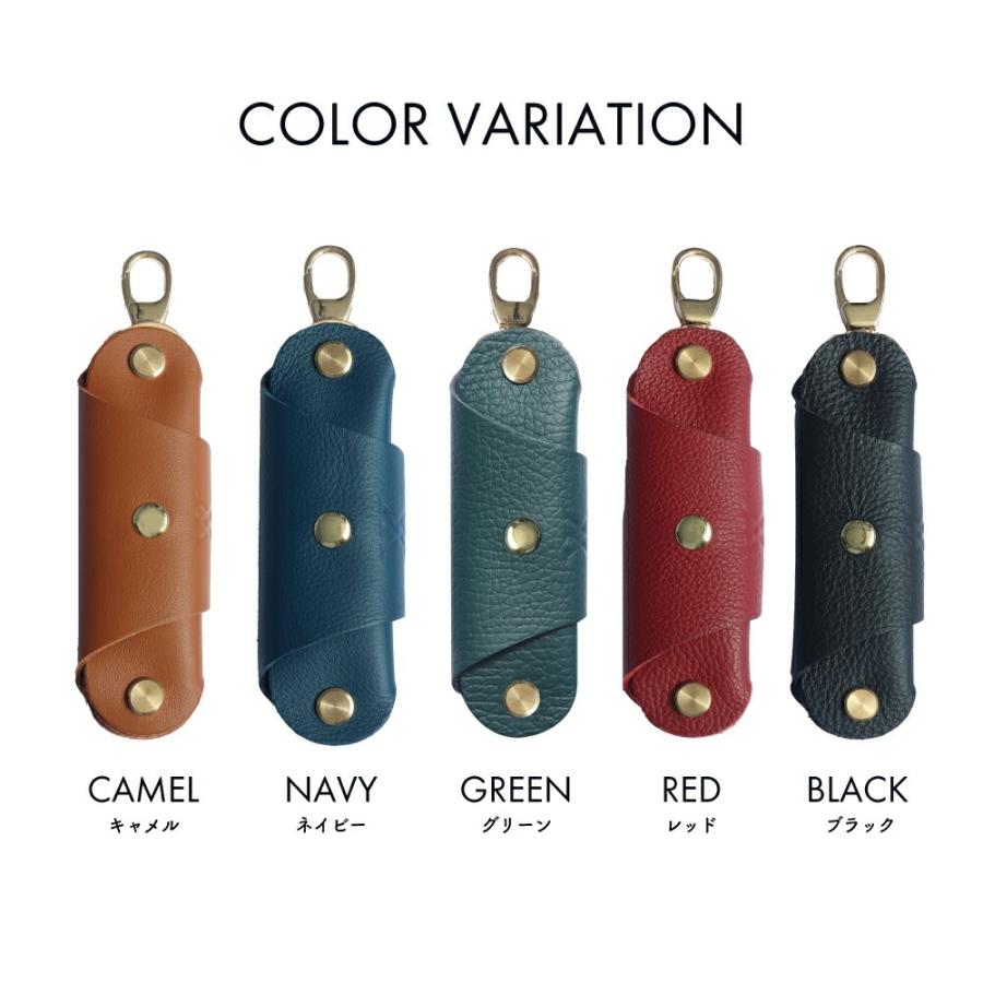 キーケース メンズ レディース 本革 革 車 コンパクト キーリング