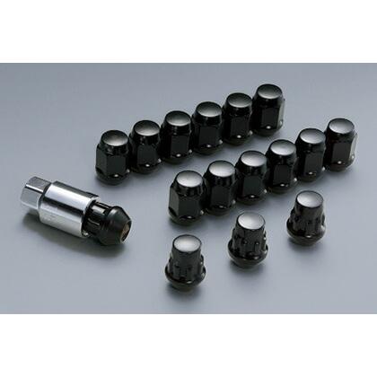 無限（MUGEN） ホイールナット&ロックセット ブラック 4H 品番：08181
