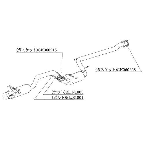 柿本改 柿本 改 マフラー HYPER FULLMEGA N1+Rev. ホンダ シビック ABA