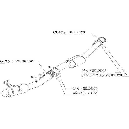 柿本改 柿本 改 マフラー Regu.06&R 日産 スカイライン セダン(4ドア