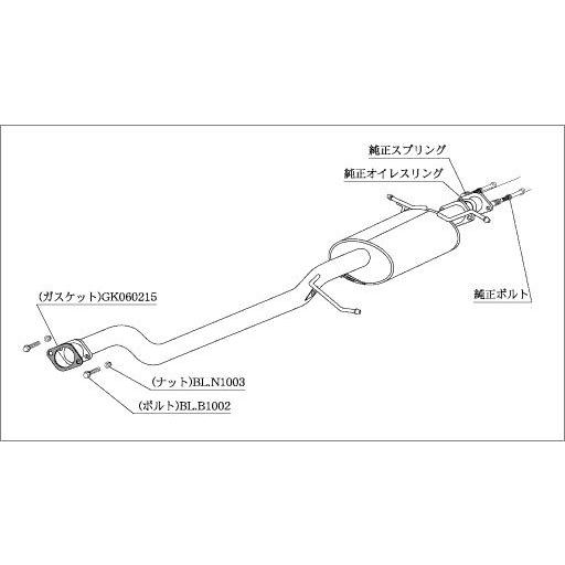 柿本 改 センターパイプ 日産 セレナ DBA-CC25 06/6-10/3 ※配送先制限あり 品番：NCP369｜hanatora｜02