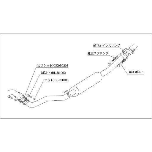 柿本改 柿本 改 センターパイプ 日産 マーチ DBA-AK12 05/8-10/3 ※配送