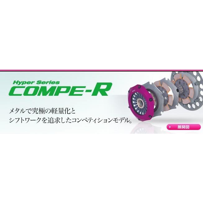 エクセディ コンペR ツイン 三菱 ランエボVIII(8) CT9A 品番： MM022SBL｜hanatora