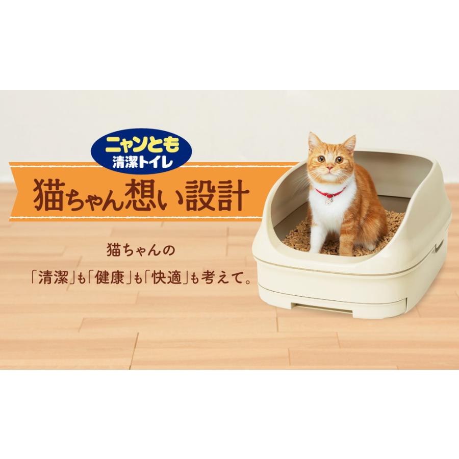 ニャンとも清潔トイレ 脱臭・抗菌シート 【8枚入×8個】 ケース品