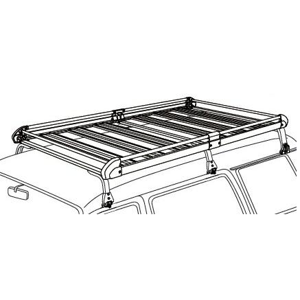 TUFREQ(タフレック) ルーフキャリア H+シリーズ 【ホンダ N-VAN H30.7-】 品番：HH435A+ (Code：S-7)の画像