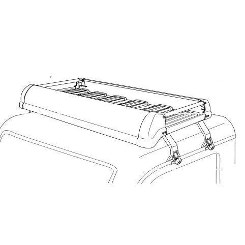 TUFREQ(タフレック) トラック専用ルーフキャリア K+シリーズ 【イスズ エルフ H18.12-】 品番：KF629A+ (Code：S-7)_1