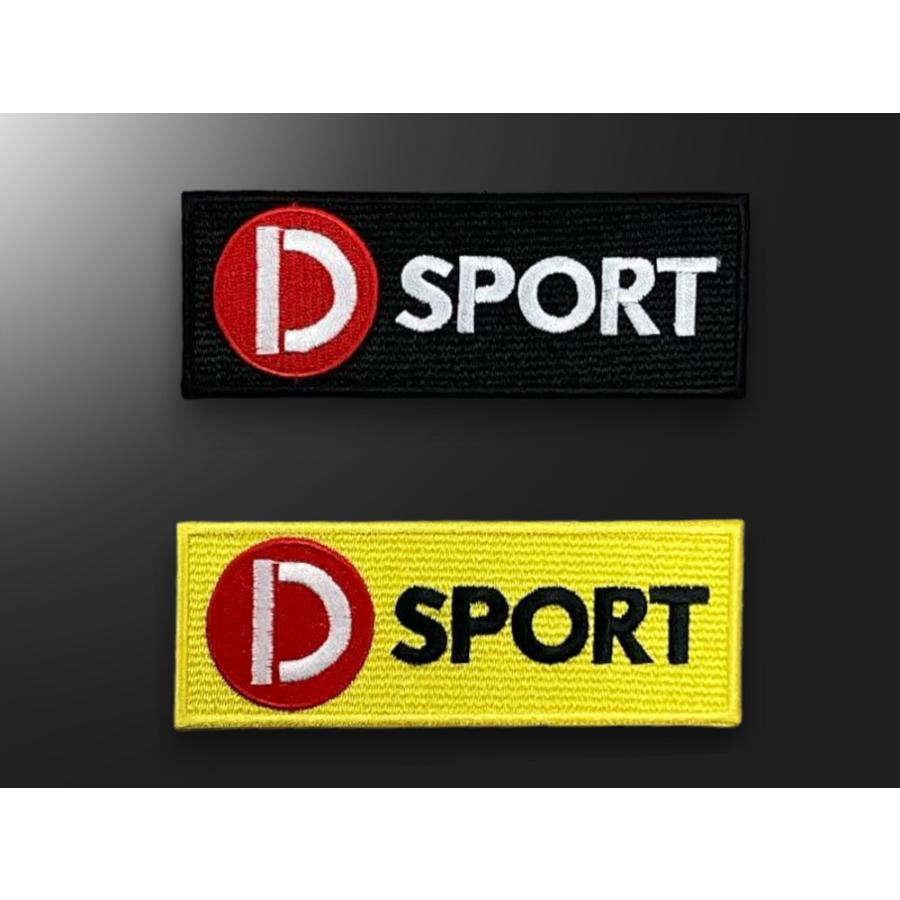 D-SPORT(ディースポーツ) ワッペン ブラック 品番：08232-BK : ななこ