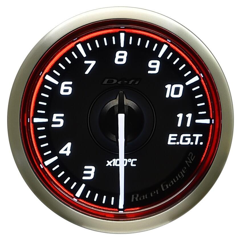 Defi(デフィ) Racer GaugeN2 φ52 排気温度計 レッドモデル 品番