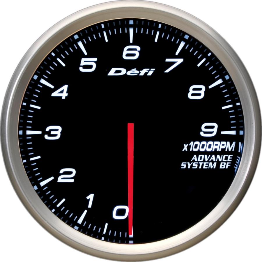 Defi(デフィ) ADVANCE BF φ80 タコメーター9000rpm ホワイト照明 品番 