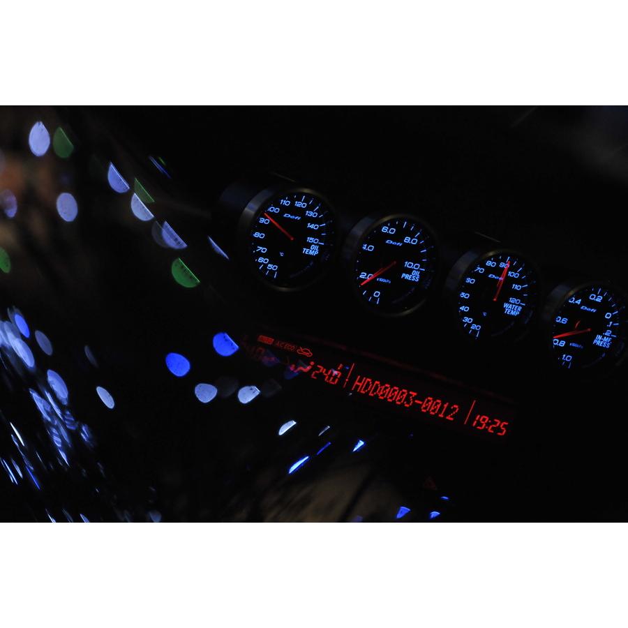 デフィ(Defi) アドバンス BFメーター φ60 4点セット ブルー 【水温/油