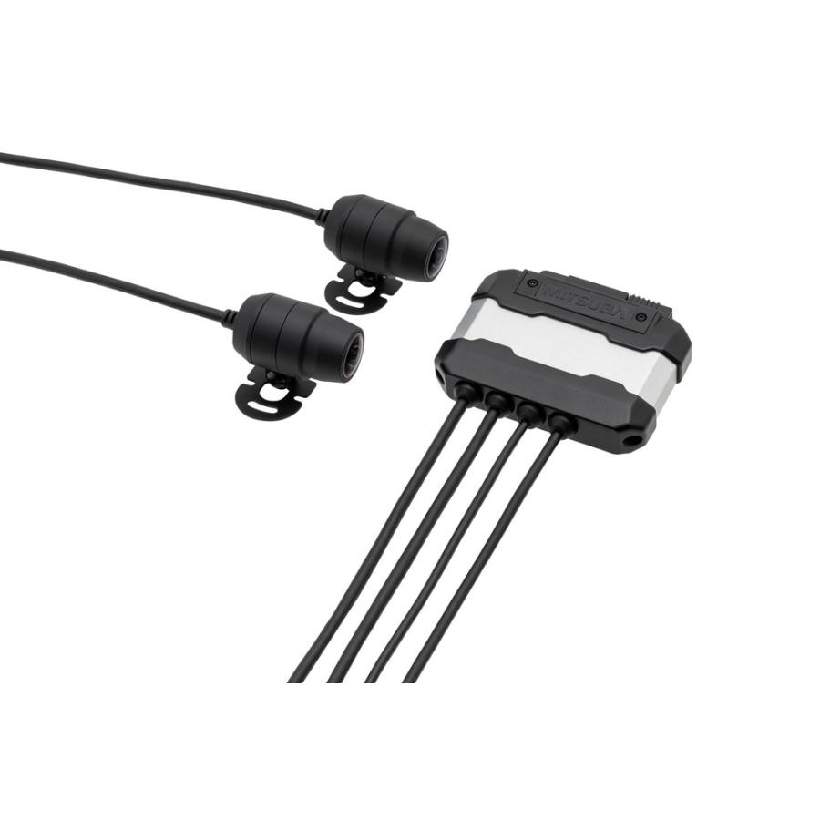 MITSUBA バイク専用ドライブレコーダー 32GB (前後2カメラモデル
