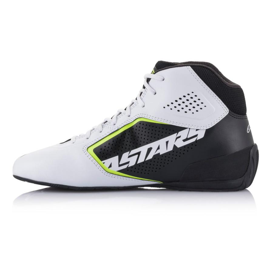 正規品 アルパインスターズ Tech 1 K Start V2 Kart Shoes White Black Yellow Fluo サイズ 4 5 品番 215 4 5 高級感 Www Aqtsolutions Com