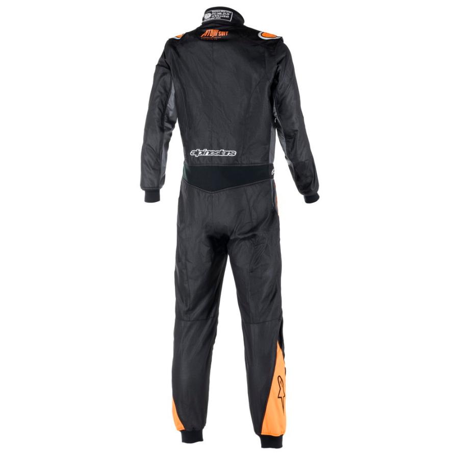 alpinestars(アルパインスターズ)　ATOM GRAPHIC SUIT BLACK ANTHRACITE ORANGE FLUO サイズ：48  品番：3352522-1056-48