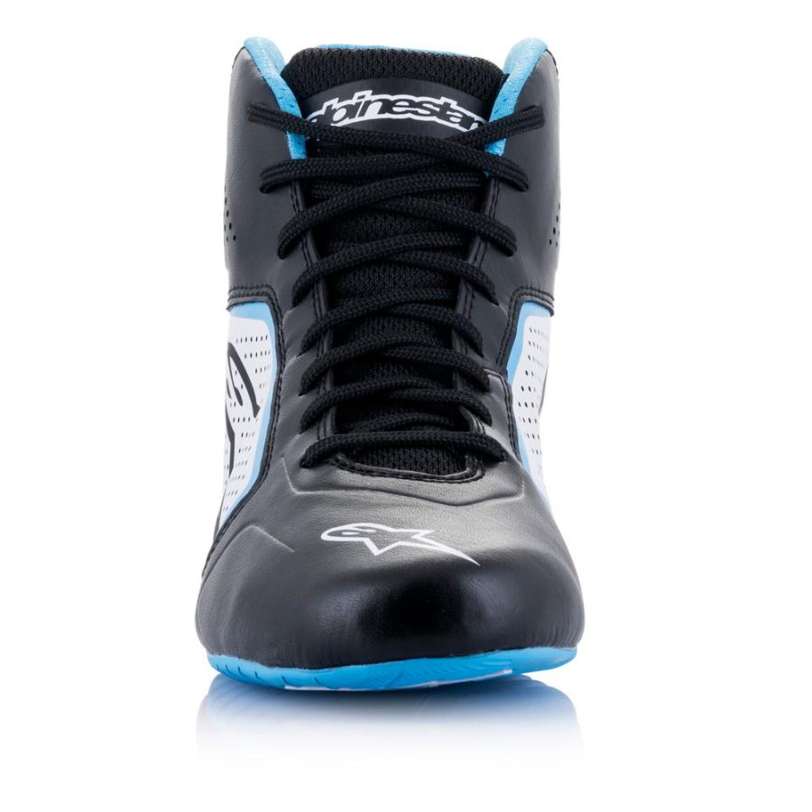 直送のみ alpinestars(アルパインスターズ)　TECH-1 K START V2 KART SHOES BLACK WHITE LIGHTBLUE サイズ：7.5 品番：2711521-1278-7.5