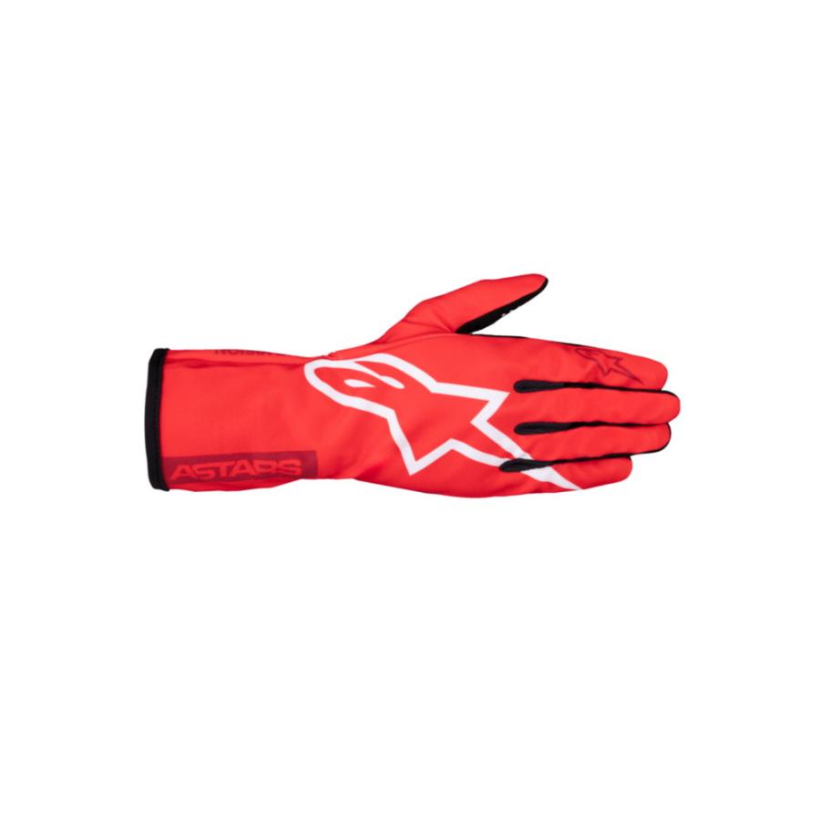 Alpinestars Kart-Handschuhe Tech 1-K V2 – Rutschfest, Atmungsaktiv, In Rot/Weiß, Größe L